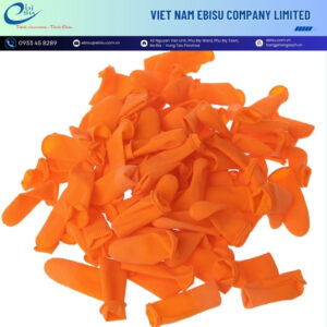 Bao Ngón Tay Cao Su Màu Cam Chống Tĩnh Điện