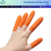 Bao Ngón Tay Cao Su Màu Cam Chống Tĩnh Điện