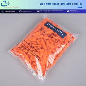 Bao Ngón Tay Cao Su Màu Cam Chống Tĩnh Điện