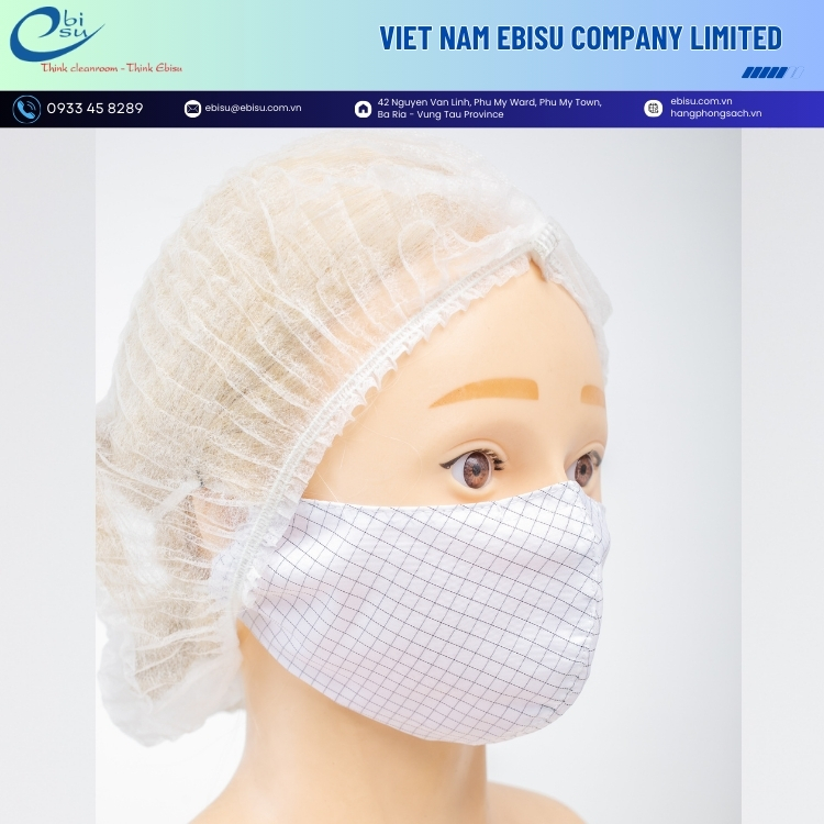 Khẩu Trang Vải Phòng Sạch - Ảnh 3