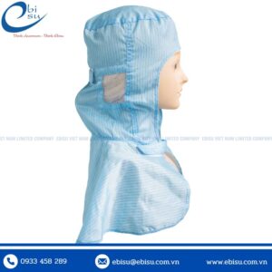 Mũ Trùm Đầu Phòng Sạch Chống Tĩnh Điện