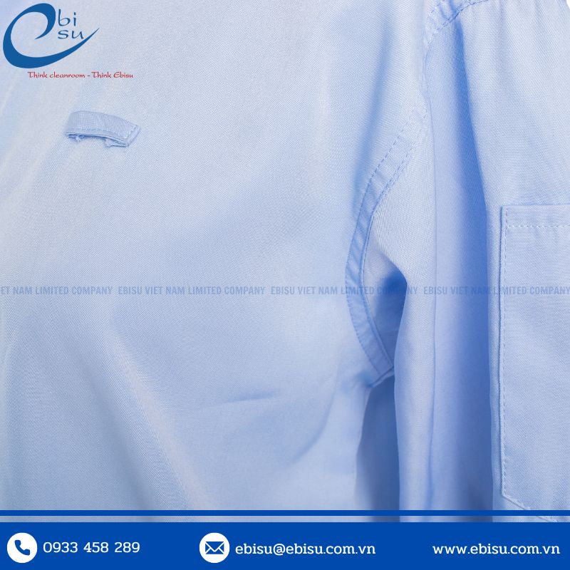 Áo Khoác Kaki Phòng Sạch ESD