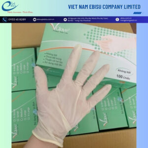 Găng Tay Cao Su Latex Không Bột