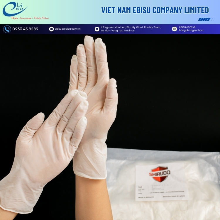 Găng Tay Nitrile 9 inch Không Bột Shirudo