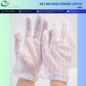 Găng Tay Phòng Sạch Chống Tĩnh Điện Sợi Polyester
