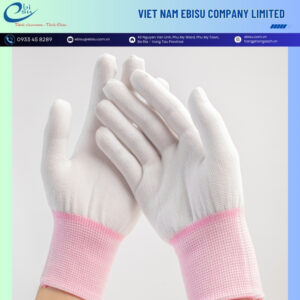Găng Tay Phòng Sạch Sợi Polyester Không Phủ PU