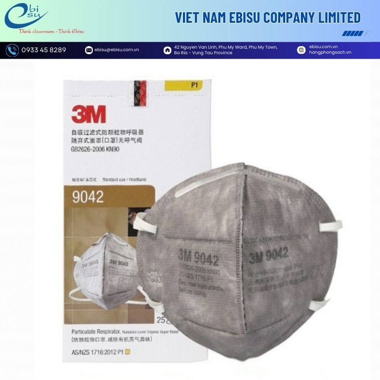 Khẩu Trang 3M 9042A Chính Hãng - Ảnh 2