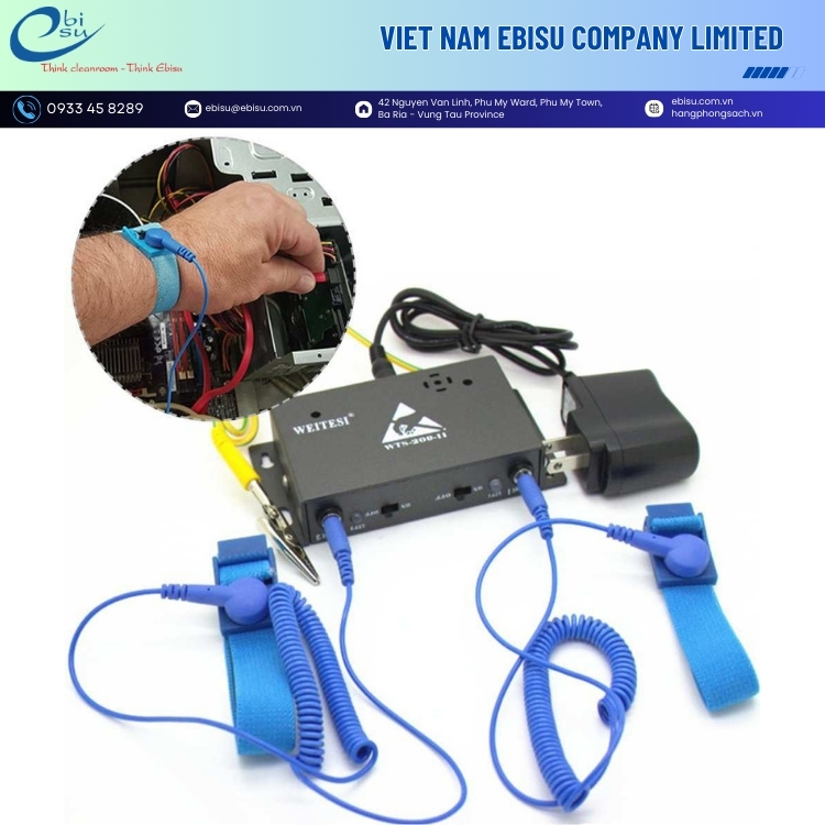 Vòng Đeo Tay Chống Tĩnh Điện Leko - Ảnh 3