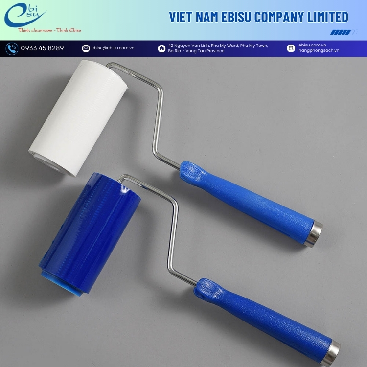 Con Lăn Dính Bụi Phòng Sạch