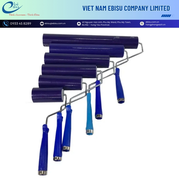 Con Lăn Dính Bụi Phòng Sạch