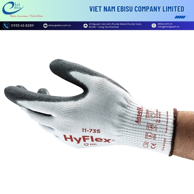 Găng Tay Chống Cắt Ansell Hyflex 11-735 - Ảnh 2