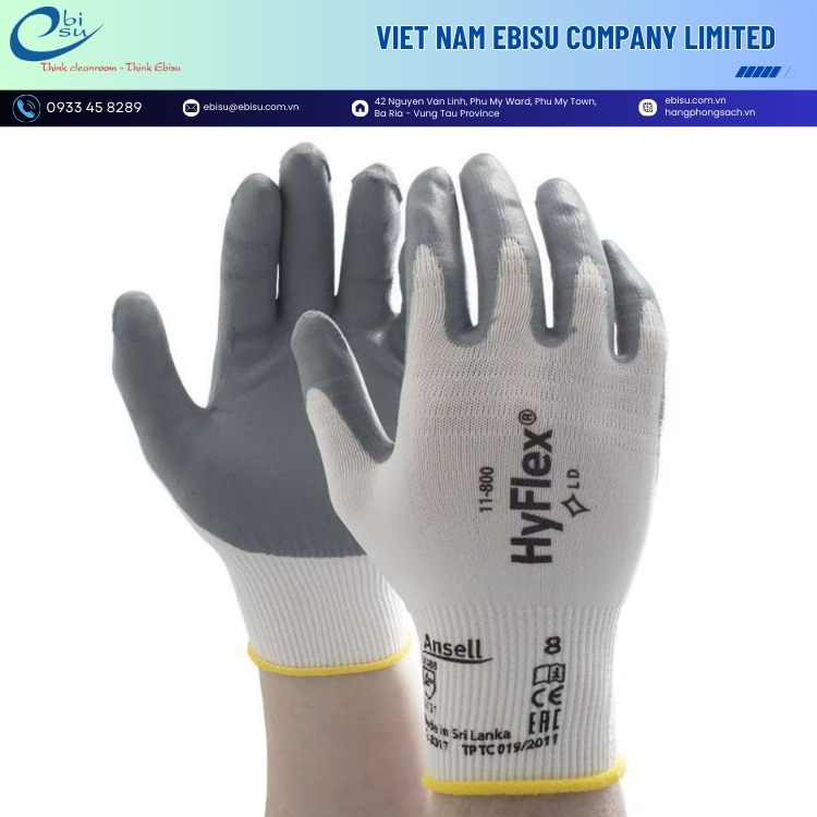 Găng Tay Đa Dụng Ansell HyFlex 11-800 - Ảnh 2