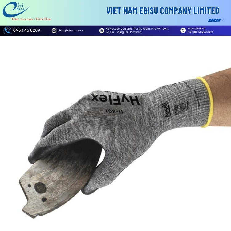 Găng Tay Cơ Khí Ansell HyFlex 11-801 - Ảnh 3