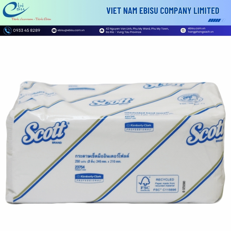 Giấy Lau Scott Interfold - Ảnh 2