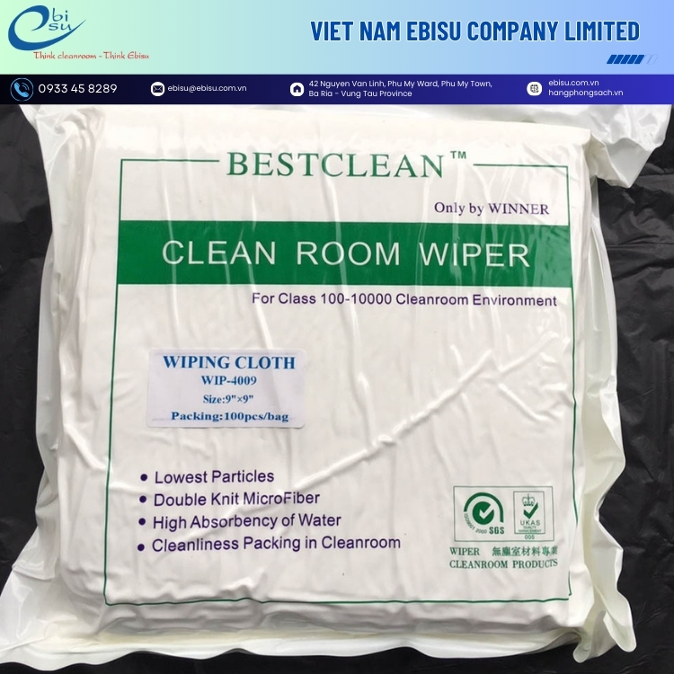 Khăn Lau Phòng Sạch 4009