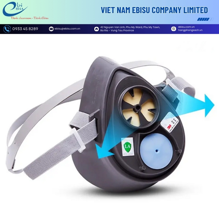 Mặt Nạ Phòng Độc 3M 3100-3200 - Ảnh 2