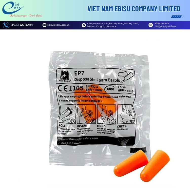 Nút Tai Chống Ồn Blue Eagle EP7 - Ảnh 2