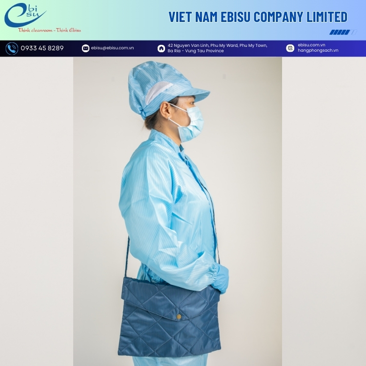 Túi Vải Phòng Sạch Chống Tĩnh Điện - Ảnh 2