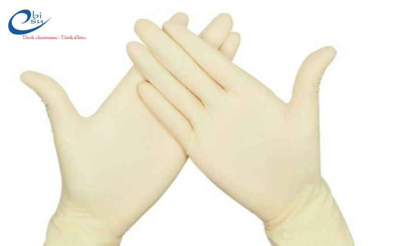 Găng Tay Latex Shirudo Phòng Sạch 9 inch