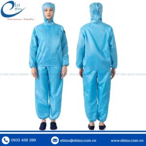 May Bộ Quần Áo Rời Phòng Sạch ESD