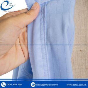 May Áo Khoác Kaki Phòng Sạch ESD