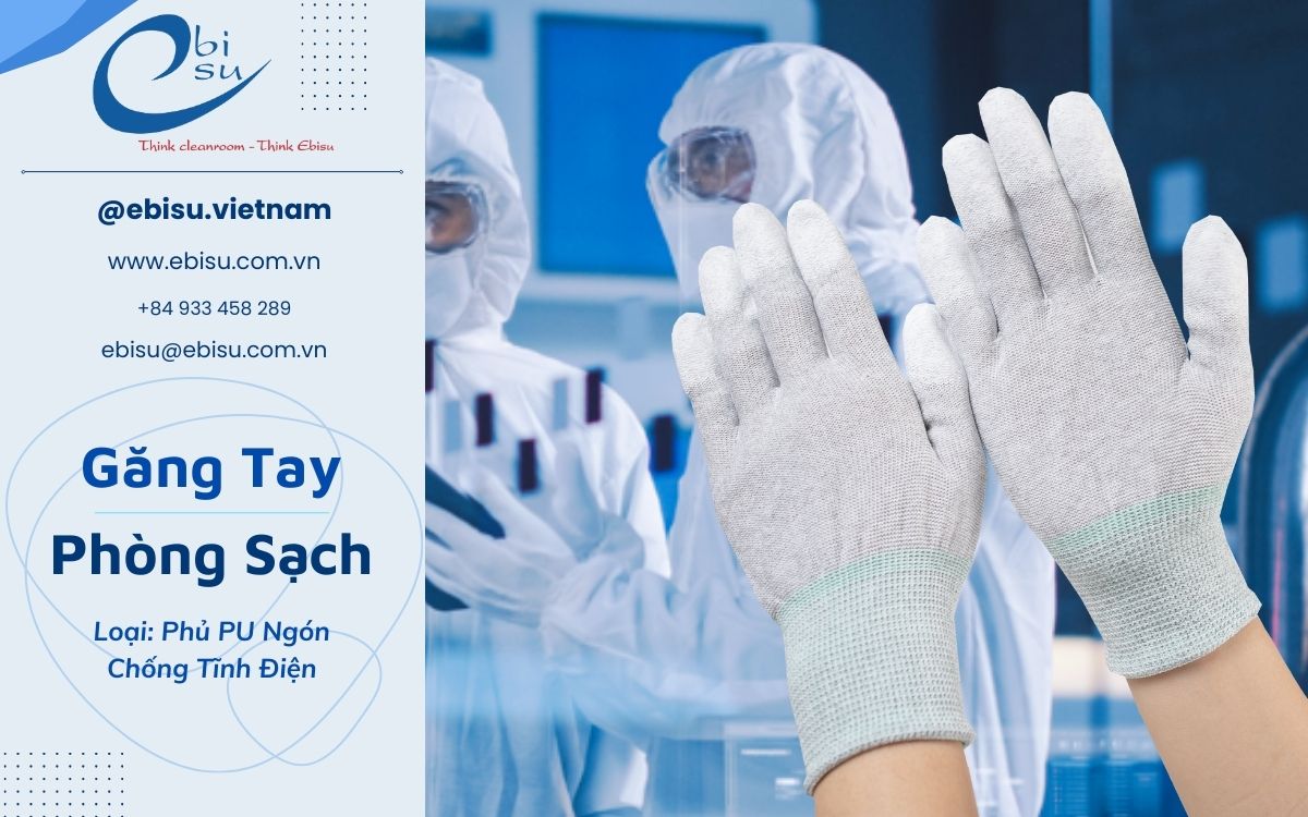 găng tay phòng sạch chống tĩnh điện Bình Dương