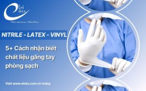 phân biệt găng tay phòng sạch nitrile latex và vinyl