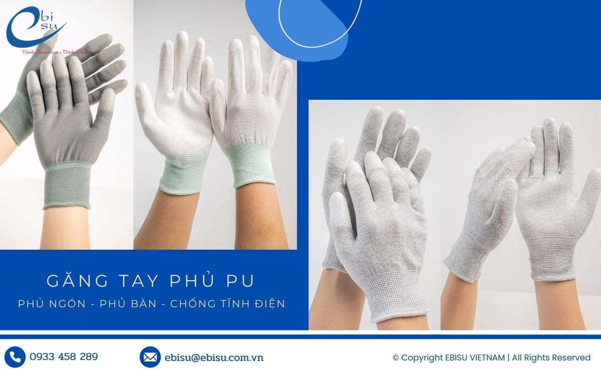 găng tay phủ PU