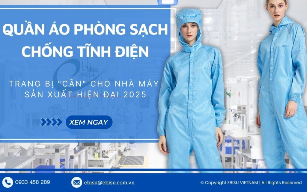 Quần Áo Phòng Sạch Chống Tĩnh Điện