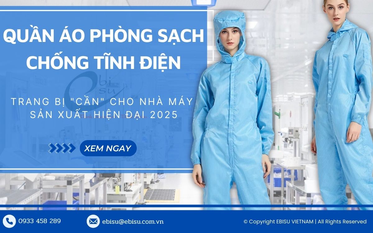Quần Áo Phòng Sạch Chống Tĩnh Điện