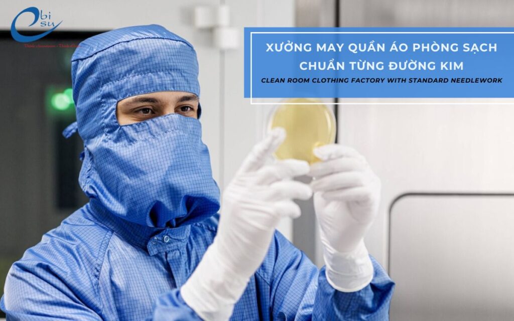 xưởng may quần áo phòng sạch