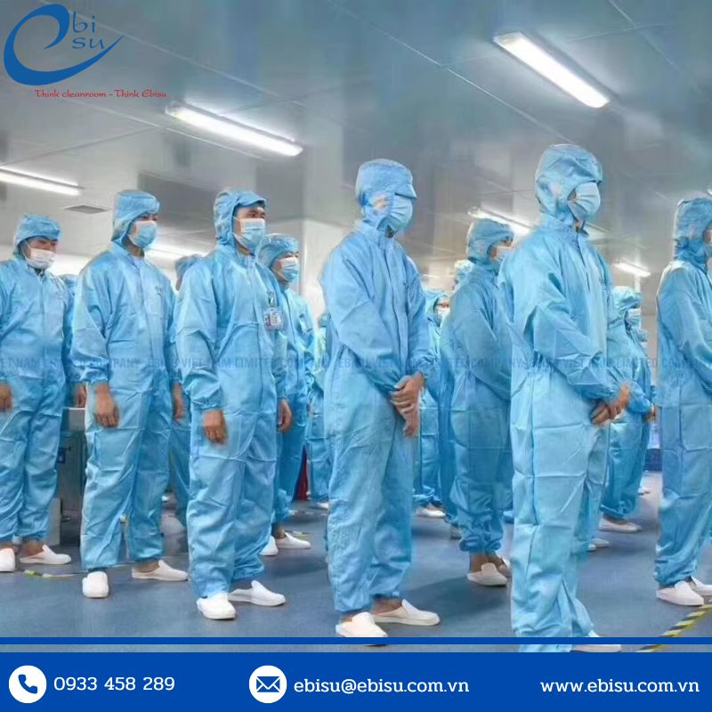 xưởng may quần áo phòng sạch ở Đồng Nai