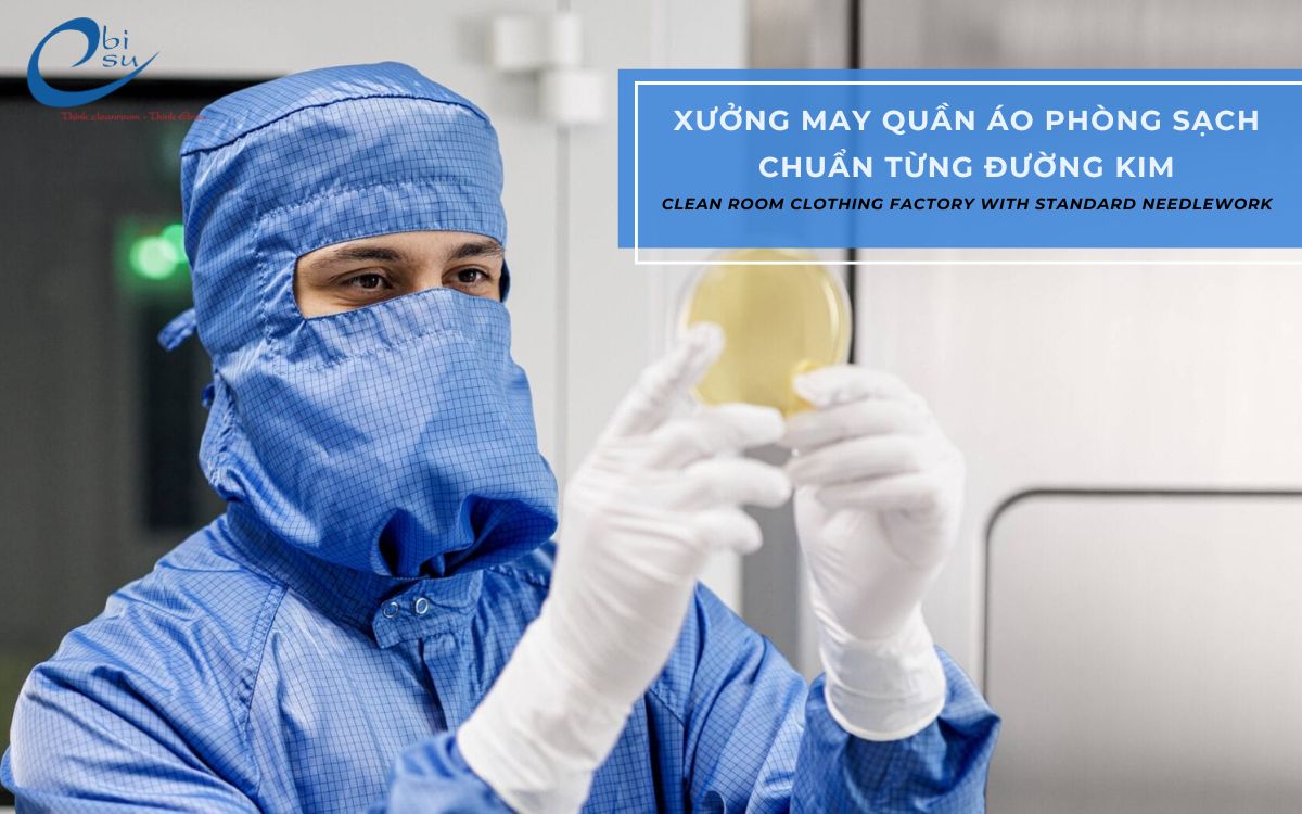xưởng may quần áo phòng sạch