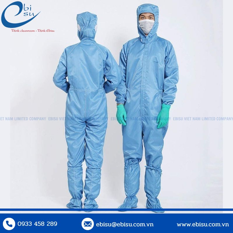 xưởng may quần áo phòng sạch chống tĩnh điện Bà Rịa Vũng Tàu