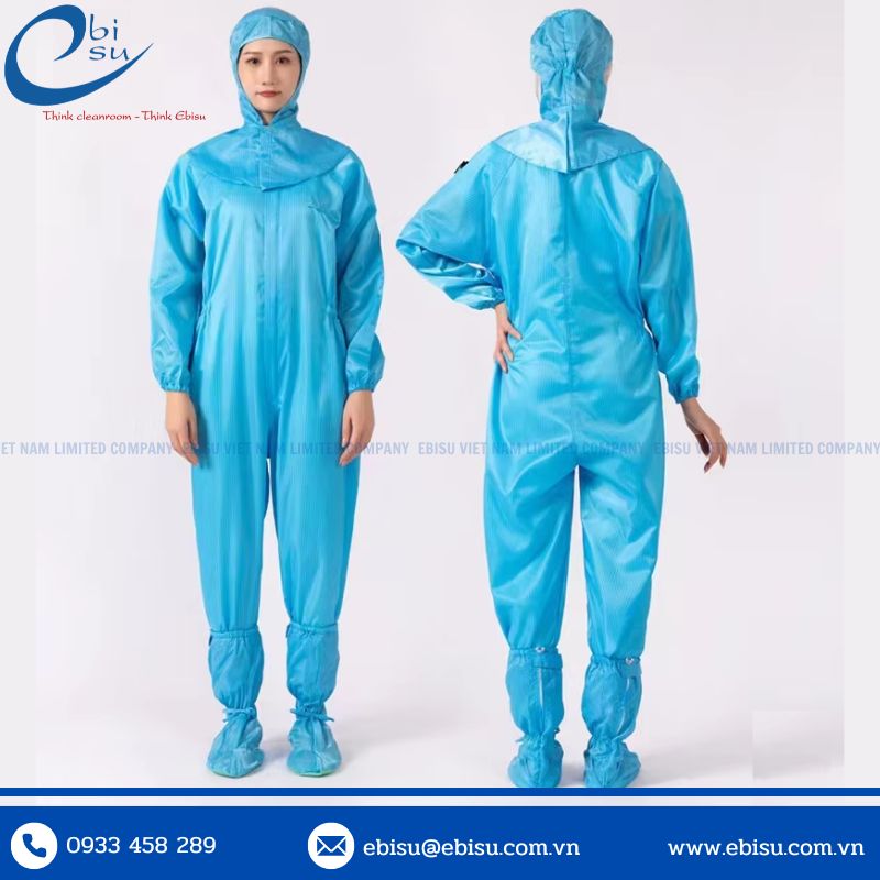 xưởng sản xuất quần áo phòng sạch tại Bà Rịa Vũng Tàu