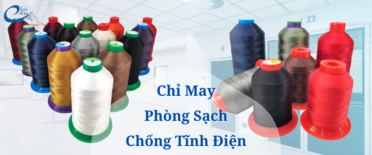 Chỉ May Phòng Sạch ESD