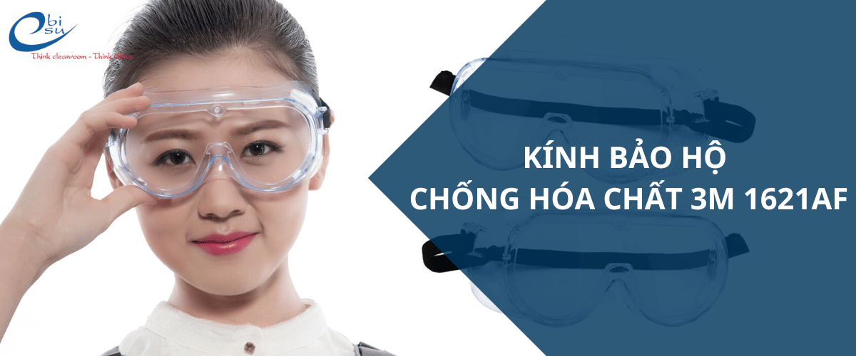 Kính Bảo Hộ Chống Hóa Chất 3M 1621AF