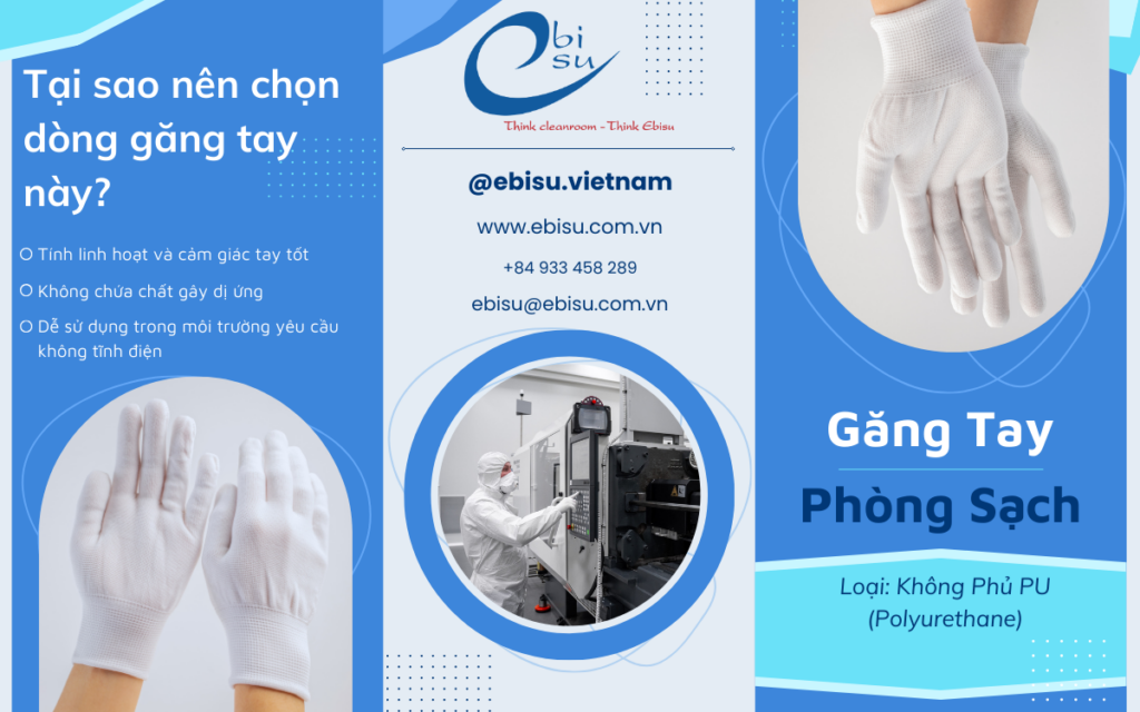 găng tay không phủ PU ở Bình Dương