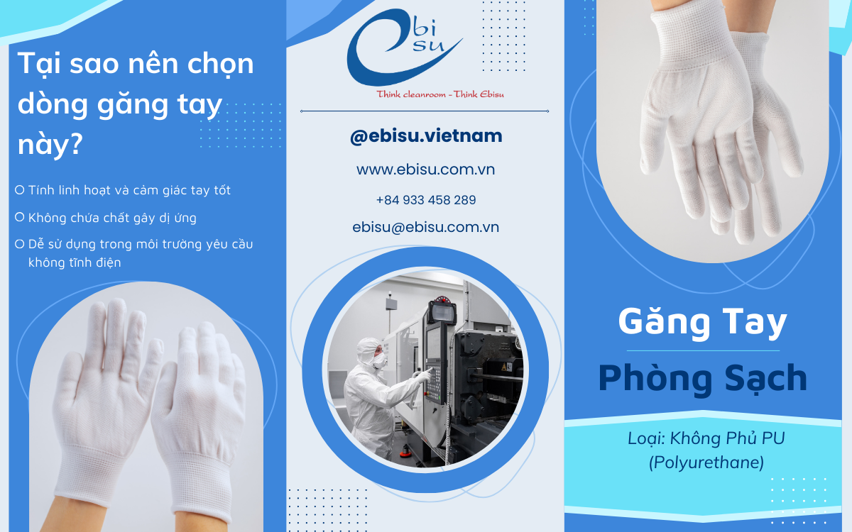 găng tay không phủ PU tại Bình Dương