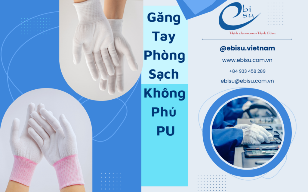 găng tay không phủ PU tại Bình Dương