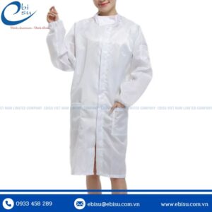 May Áo Khoác Blouse Phòng Sạch Chống Tĩnh Điện