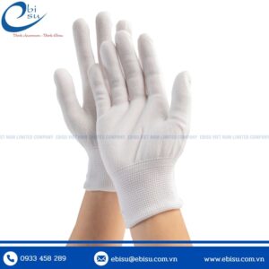 Găng Tay Phòng Sạch Polyester Không Phủ PU