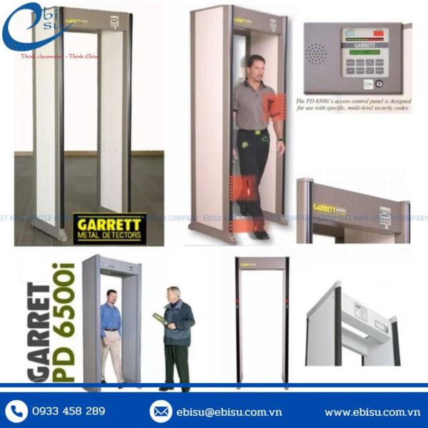 Cổng dò kim loại Garrett PD 6500i 30inch IP55 - Hình ảnh 2